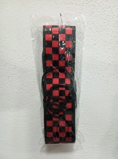 Kytarový popruh š 50 mm Red-Black kostky